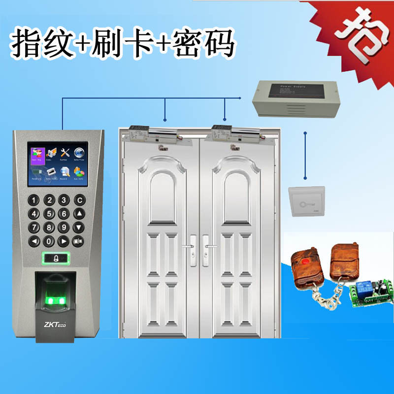 【中控F18指纹门禁考勤机 智能门禁考勤系统 电子密码门禁上门安装】价格,厂家,图片,门禁考勤系统,深圳市中安博科技-